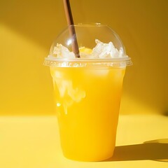 orange juice in glass