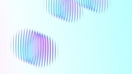 Ribbed glass background with refraction effect. Reeded glass with abstract shapes. Abstract background