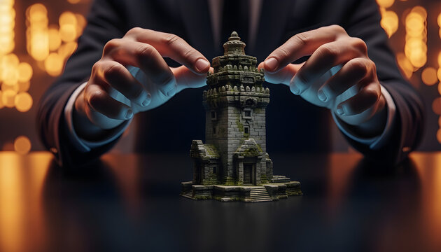 Misteri Arsitektur Kuno Tangan Manusia Memegang Struktur Bersejarah