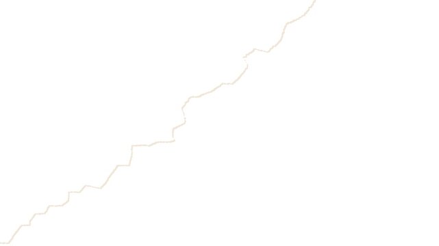 White 2 pieces torn paper stop motion transition animation opening and closing diagonally with tear line on black background and green screen. 4K ripped paper animated for transitions and editing.