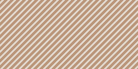 Fototapeta premium Brown diagonal stripe pattern background. Chocolate stripe pattern, ideal for cute stationery, girly designs, digital décor, and seamless aesthetic projects.