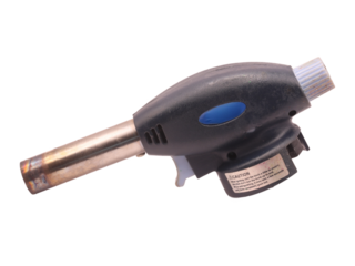 Butane Gas Torch Head Isolated on Transparent 