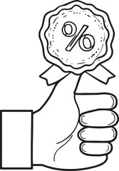 Discount icon set multiple style collection
