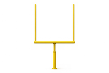American football goal post symbolising success, winning, and scoring points in competitive sports