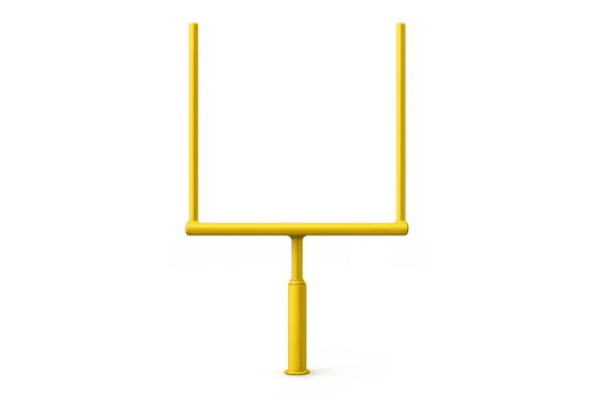 American football goal post symbolising success, winning, and scoring points in competitive sports