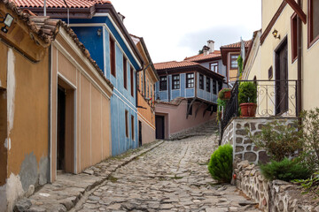The old town of city of Plovdiv, Bulgaria