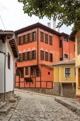 The old town of city of Plovdiv, Bulgaria
