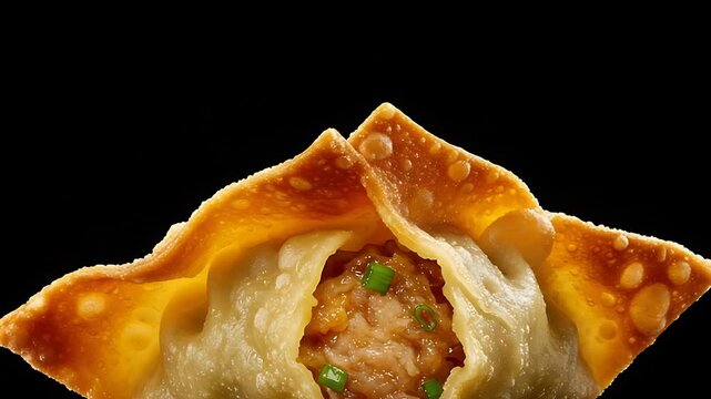 Delicious Crab Rangoon Appetizers: Crispy Wonton Wrappers Filled with Cream Cheese and Crab Meat
