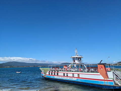 Ferry boat transportation Portugal Spain