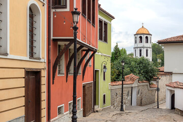The old town of city of Plovdiv, Bulgaria