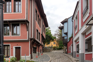 The old town of city of Plovdiv, Bulgaria