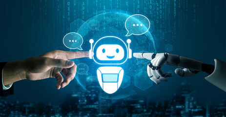 AI chatbot supports smart communication with users, providing automated answers and support through...