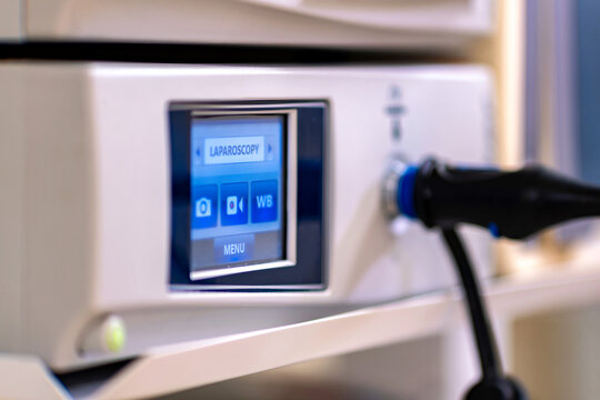 A close up of a machine that is sitting on a shelf