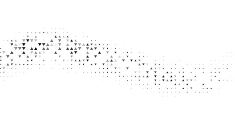 Dark Silver, Gray vector cover in polygonal style. Modern abstract illustration with colorful triangles. Pattern for commercials.