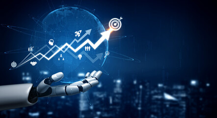 AI drives business growth by analyzing trends, forecasting outcomes, identifying goals, and guiding decisions to achieve optimal strategic success. Vouch