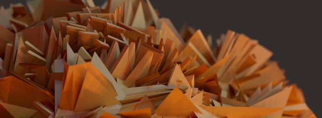 wooden abstract structure background 3D computer generated image