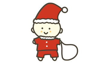 cute Santa xmas character