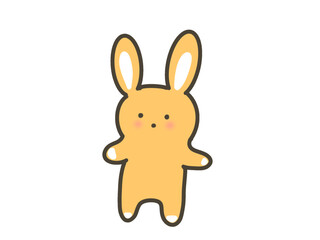 easter bunny rabbit cute character