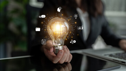 A concept of a global AI platform providing integrated business solutions. This central intelligence powers worldwide operations, from data analysis and automation to innovation. Fermion