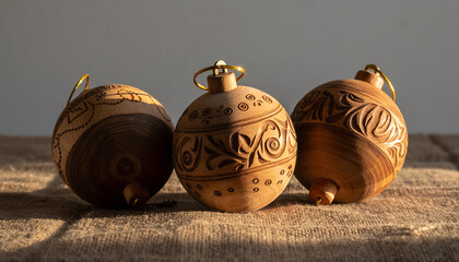 Wooden Christmas Ornaments