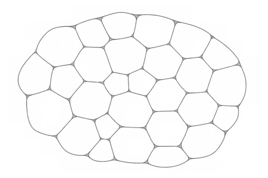 Outline of soccer ball pattern in an abstract transparent design. Representing football, sport, game, and competition