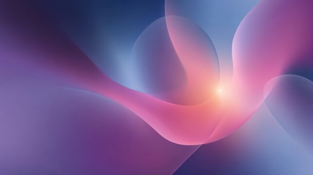 Abstract fluid shapes swirl in gradient hues of blue, pink, and violet, creating a soft and dreamy background ideal for modern design projects.