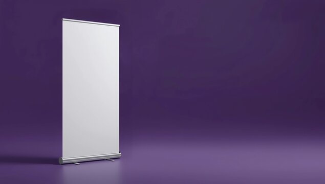 An empty display ready to be filled. Space available on the right for copy text or description