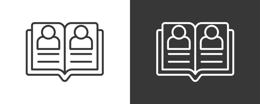 Alumni Icon Set Vector Collection Isolated In Black And White