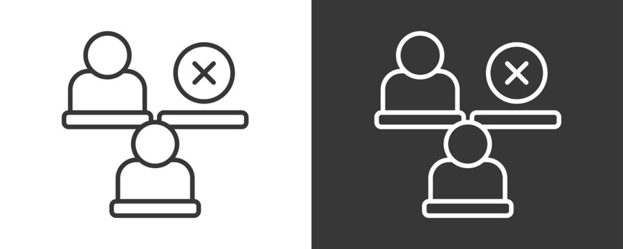 Attendance Icon Set Vector Collection Isolated In Black And White