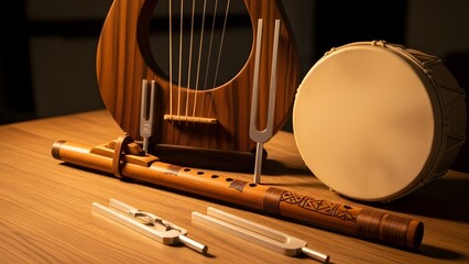 Warm Rustic Studio Instruments