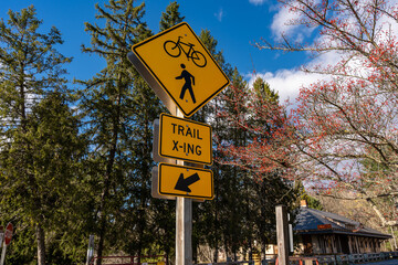 Trail Crossing Sign