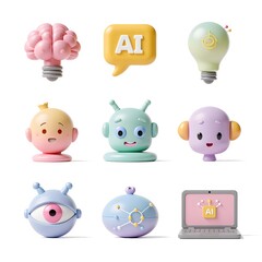AI icons set