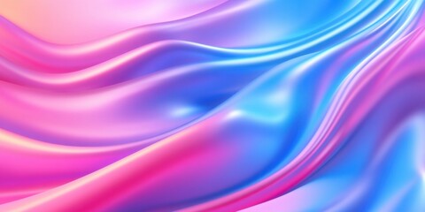 Fototapeta premium Abstract colorful gradient background with fluid blue pink waves and vibrant texture. Modern creative design for digital art and branding.