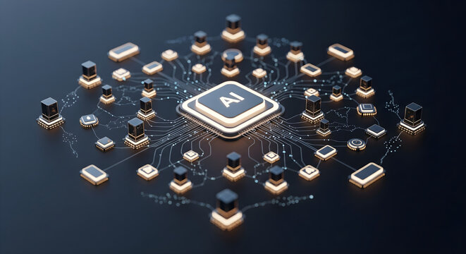 Scalable AI Cluster: Distributed Processing Network for Enterprise Load Balancing
