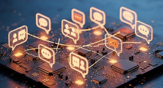 Digital Communication Network - Connecting People Through Technology.