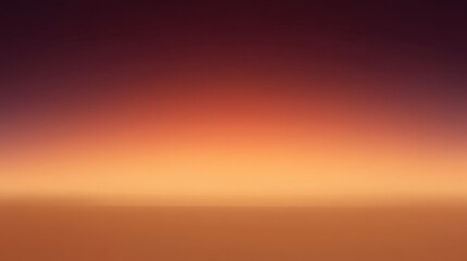 Fototapeta premium Serene Gradient Sunset Over Calm Horizon with Soft Warm Tones and Subtle Color Transitions in a Minimalistic Atmospheric Composition