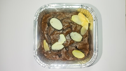 glass jar with chocolate