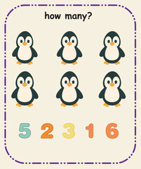 How Many Are There Preschool Counting and Quantity Recognition Sheet