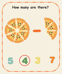 How Many Are There  Preschool Counting and Quantity Recognition Sheet