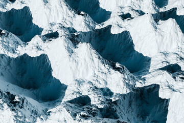 雪山のCG背景素材