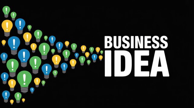 Sparking innovation with a flood of bright colorful lightbulbs illuminating the path to a brilliant business idea concept