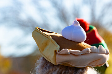 Festive and creative Thanksgiving Turkey Trot hats