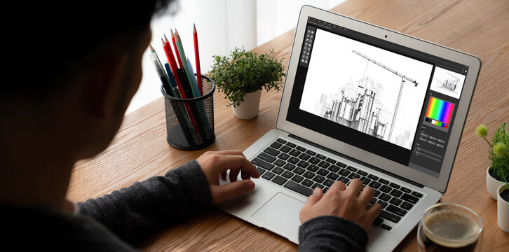 Architectural design modish software application for architect business and professional designer