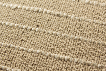 Close up of beige fabric