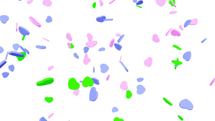 3D Heart PNG for Love & Valentine’s Day. Shiny Romantic Heart Background Transparent. Glowing Love Heart Valentine PNG Graphic