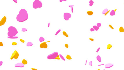 3D Heart PNG for Love & Valentine’s Day. Shiny Romantic Heart Background Transparent. Glowing Love Heart Valentine PNG Graphic