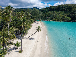 Calm turquoise waters and serene beaches invite relaxation on Koh Kood Island in Thailand