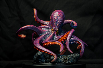 Kraken animal on isolated background