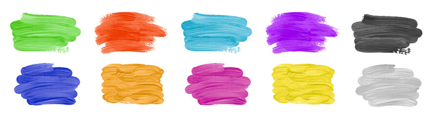 brush paint set. brush paint stroke. brush paint png. brush paint isolated.