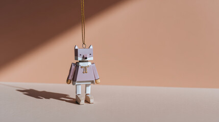 charming animalshaped christmas ornament designed in soft pastel colors revealing delightful augmented reality